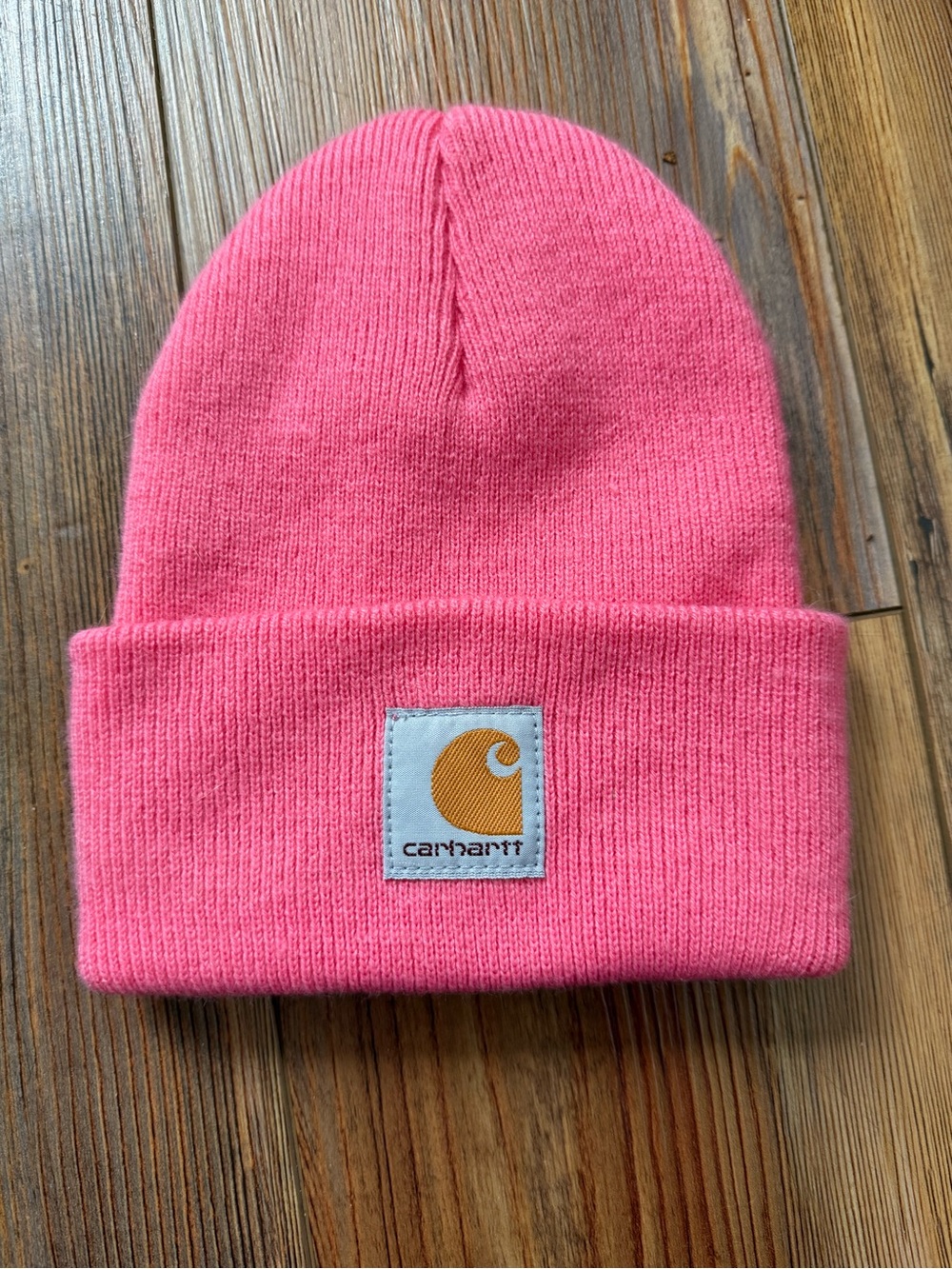 Carhartt Baby Girl Pink Knit Beanie